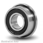 3x6x2,5 mm (MF63-2RS)  BALL BEARING WITH FLANGED