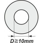 Washers with internal diameter D> 10mm